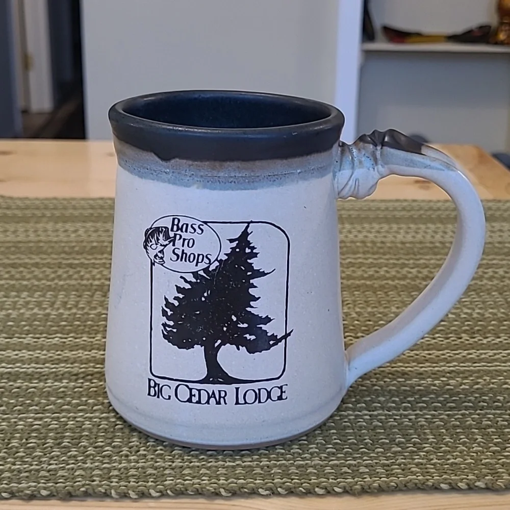 Mary Weber Pottery Handmade Big Cedar Lodge Coffee Mug Cup